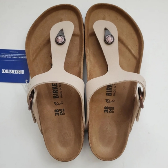 New Birkenstock Gizeh Taupe Ice Sandals - Picture 9 of 9